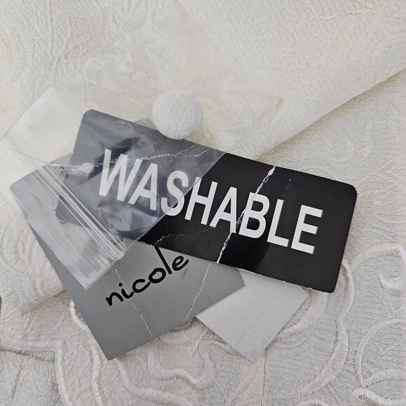 Danny And Nicole Cream Embroidered Two Piece Jacket And Dress - Picture 15 of 16